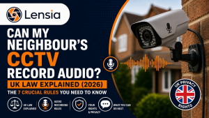Neighbour CCTV recording audio in the UK – privacy rights explained
